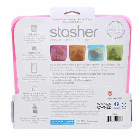 Reusable Silicone Sandwich Bag, STR
