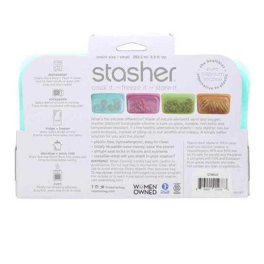 Reusable Silicone Snack Bag, STR