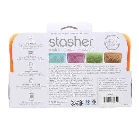 Reusable Silicone Snack Bag, STR