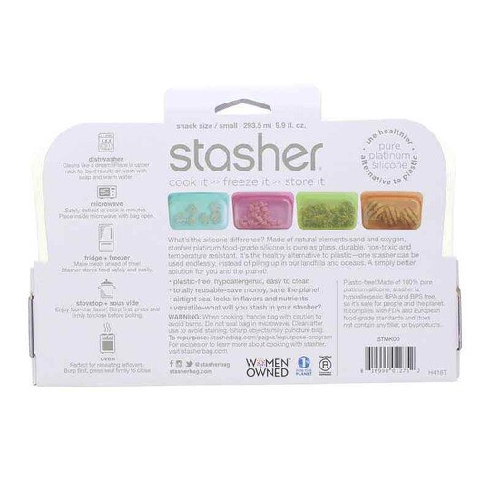 Reusable Silicone Snack Bag, STR