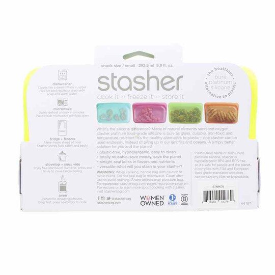 Reusable Silicone Snack Bag, STR