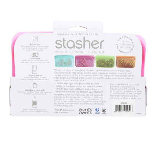 Reusable Silicone Snack Bag, STR