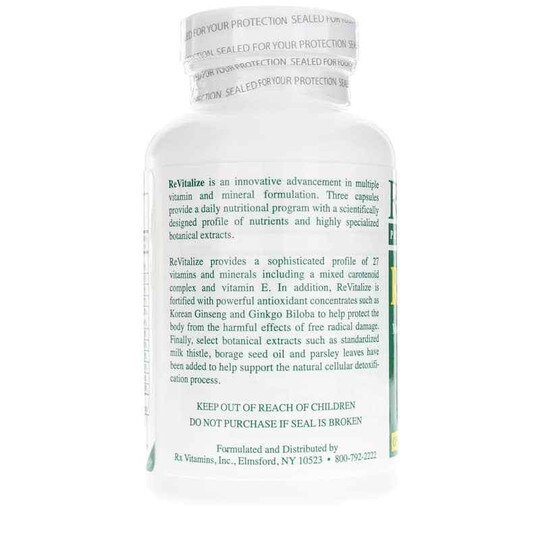 ReVitalize Multi-Vitamin & Mineral Complex, 90 Capsules, RXV
