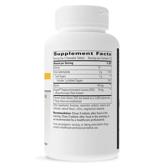 Rhizinate Deglycyrrhizinated Licorice, 100 Chewable Tab, INT
