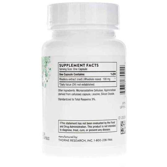 Rhodiola, 60 Capsules, THR