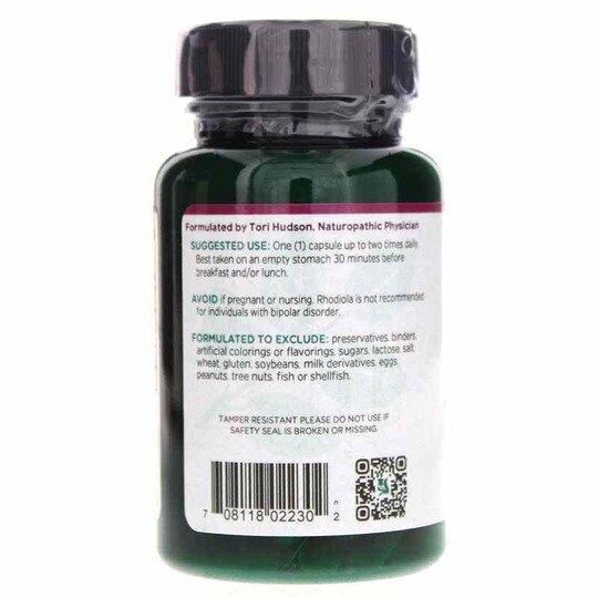 Rhodiola, 60 Veg Capsules, VTA
