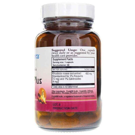 Rhodiola Plus, 60 Capsules, TBTN