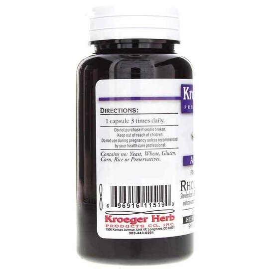 Rhodiola Rosea Complete Concentrate, 90 Veg Capsules, KRH