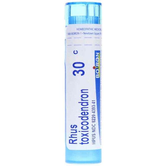 Rhus Toxicodendron 30C, 80 Pellets, BOR