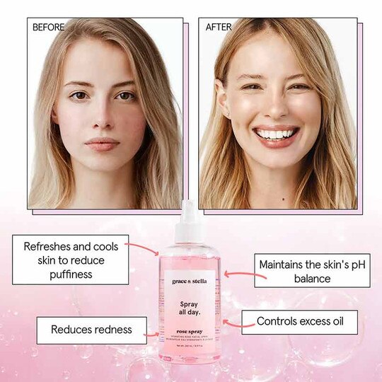Rose Hydrating Facial Spray, 8.11 Oz, GS