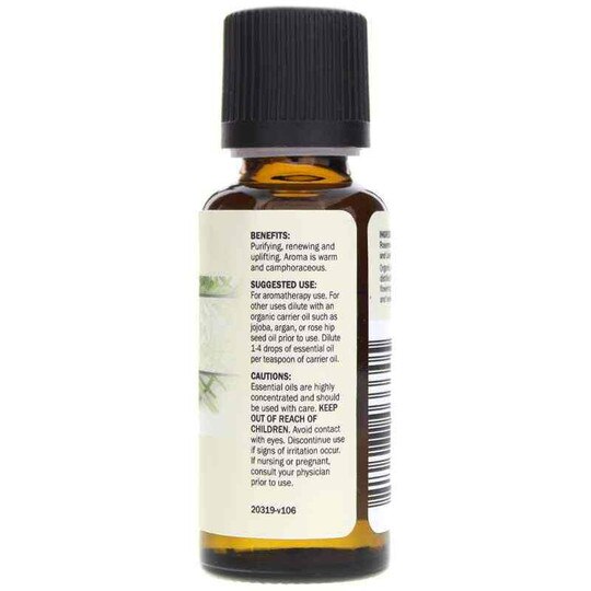 Rosemary Organic Essential Oil, 1 Oz, DRM