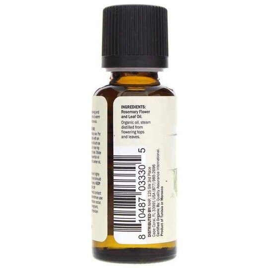 Rosemary Organic Essential Oil, 1 Oz, DRM