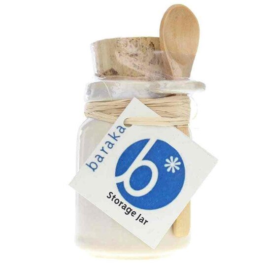 Salt Jar Ceramic with Wooden Spoon, BKA