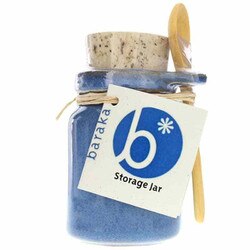 Salt Jar Ceramic with Wooden Spoon 1