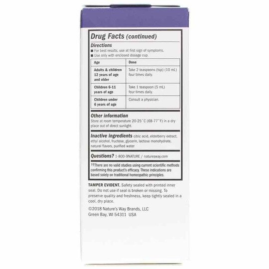 Sambucus Alpha CF FluCare Syrup, 4 Oz, NWA