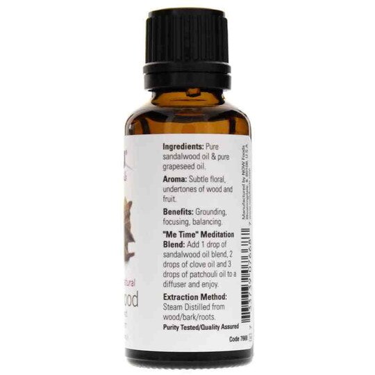 Sandalwood 14% Essential Oil Blend, 1 Oz, NOW