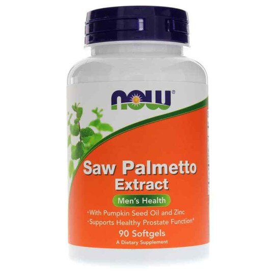 Saw Palmetto Extract with Pumpkin Seed Oil & Zinc, 90 S, NOW