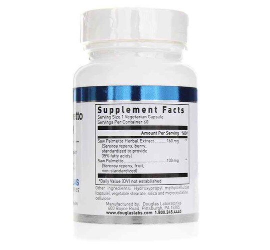 Saw Palmetto Max-V, 60 Veg Capsules, DGL