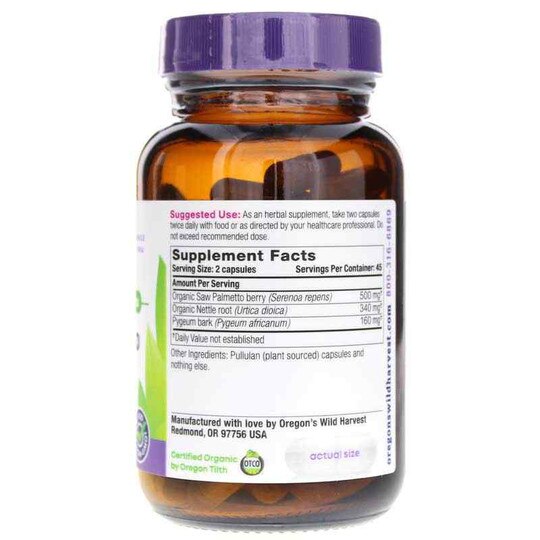 Saw Palmetto Pygeum, 90 Vegan Capsules, OWH