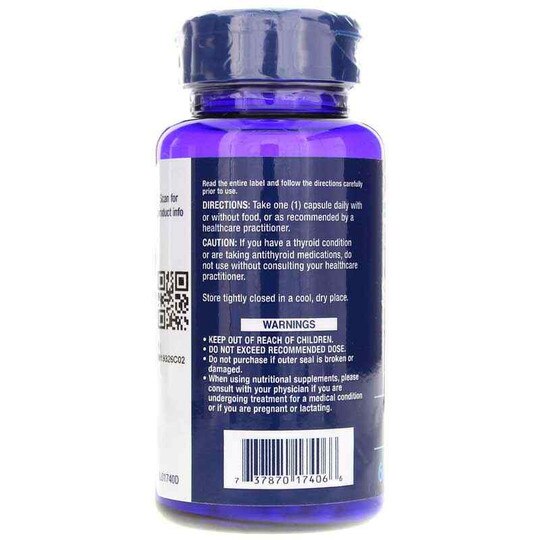 Sea Iodine 1000 Mcg, 60 Veg Capsules, LFE