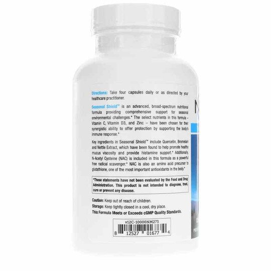 Seasonal Shield, 120 Veg Capsules, NUM