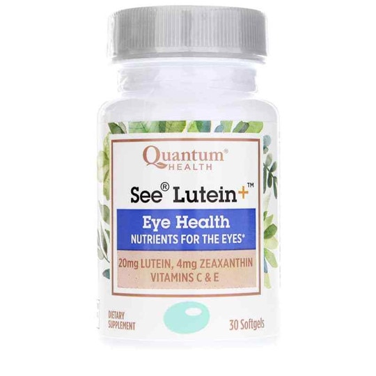 See Lutein+ Eye Health, 30 Softgels, QHT