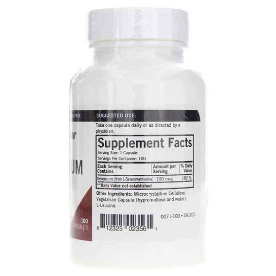 Selenium 100 Mcg, 100 Capsules, KRK
