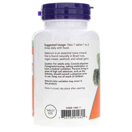 Selenium 100 Mcg, 250 Tablets, NOW