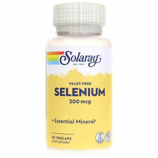 Selenium 200 Mcg, Yeast-Free Formula, 90 Veg Capsules, SLR