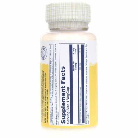 Selenium 200 Mcg, Yeast-Free Formula, 90 Veg Capsules, SLR