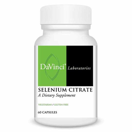 Selenium Citrate, 60 Capsules, DL