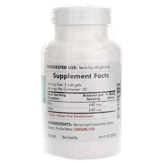 Senior Essentials Heart Support Omega3s, Kirkman