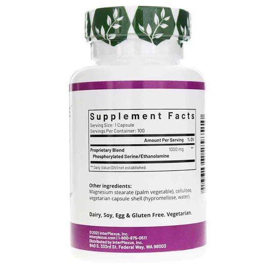Seriphos Adrenal Support, 100 Capsules, INP