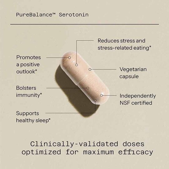 PureBalance Serotonin, 90 Veg Capsules, QOL