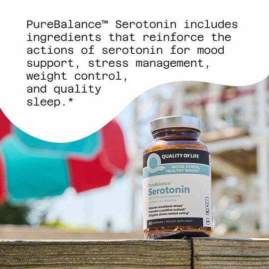 PureBalance Serotonin, 90 Veg Capsules, QOL