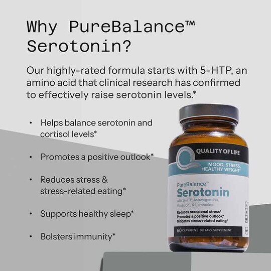 PureBalance Serotonin, 90 Veg Capsules, QOL