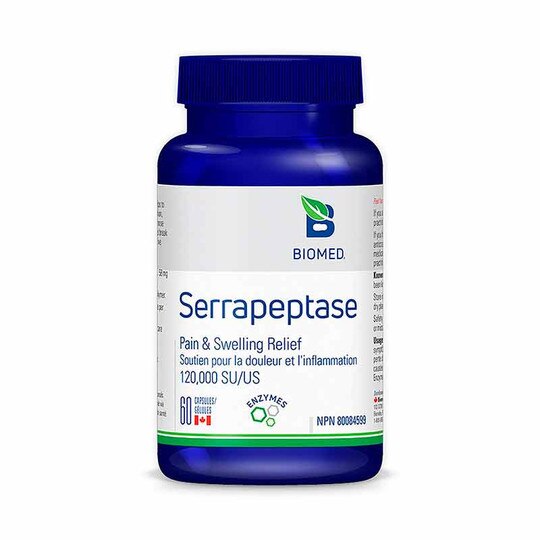 Serrapeptase, 60 Capsules, BIMD