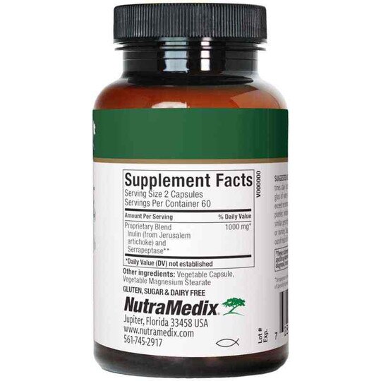 Serrapeptase, 120 Veg Capsules, NTX