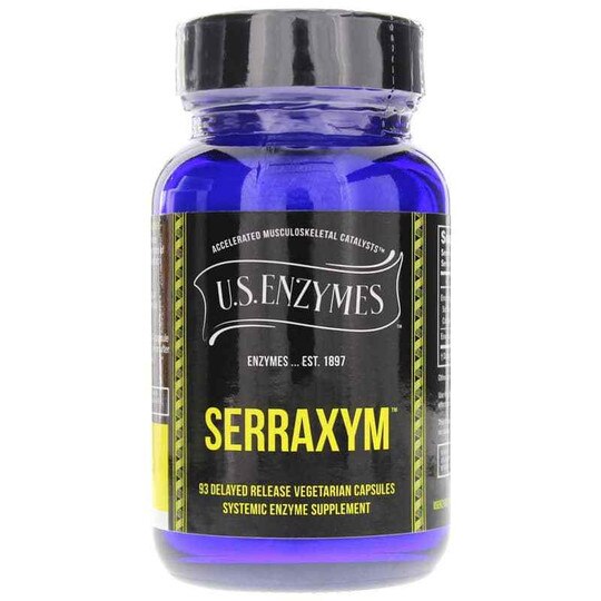 Serraxym Systemic Enzyme, 93 Veg Capsules, USE