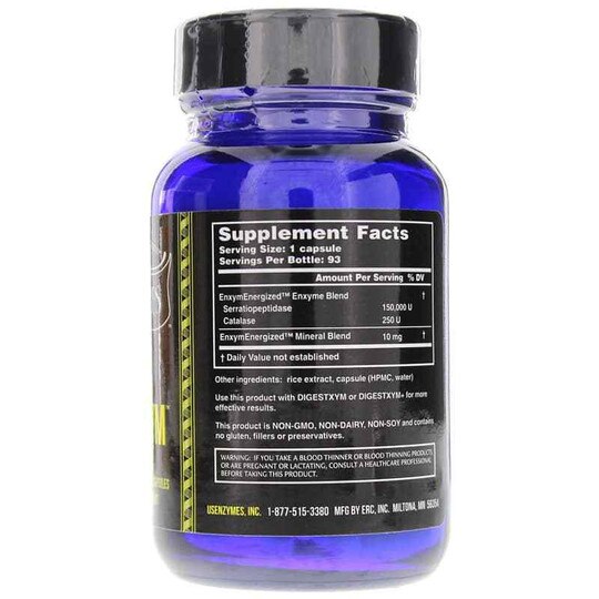 Serraxym Systemic Enzyme, 93 Veg Capsules, USE