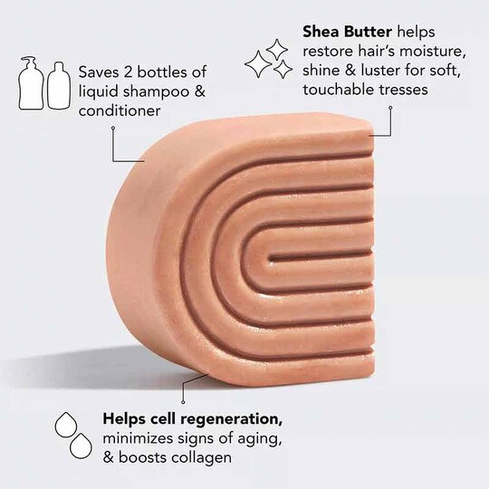 Shea Butter Hydrating Conditioner Bar, 2.7 Oz, KT