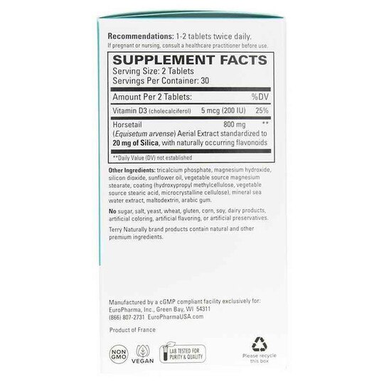 Silica-20 Plant Sourced, 60 Tablets, TNT