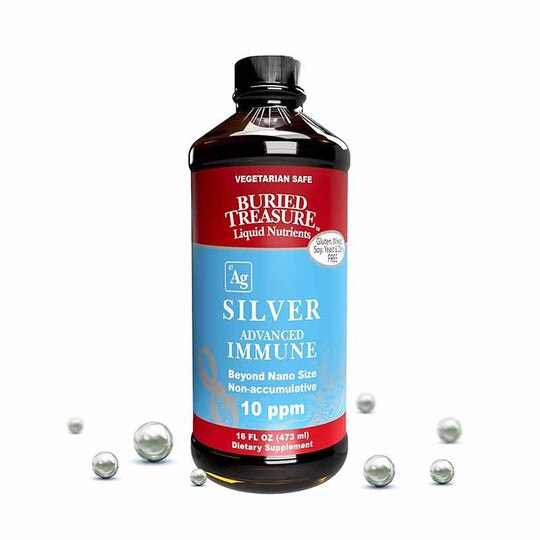 Silver Advanced Immune 10 PPM, 16 Oz, BTN