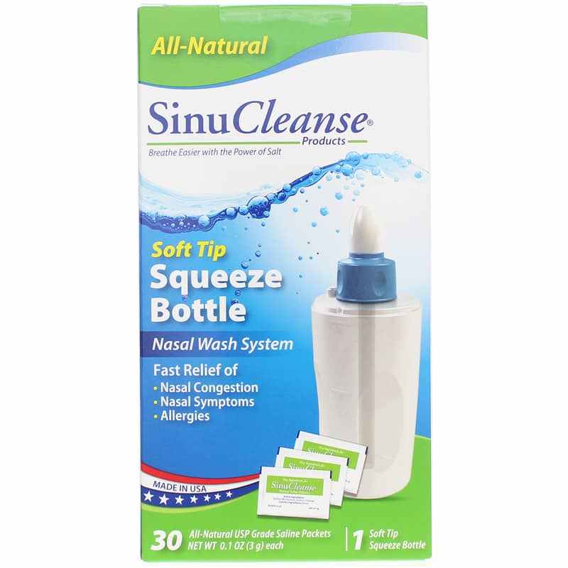 SinuCleanse Squeeze Nasal Wash Bottle, SinuCleanse