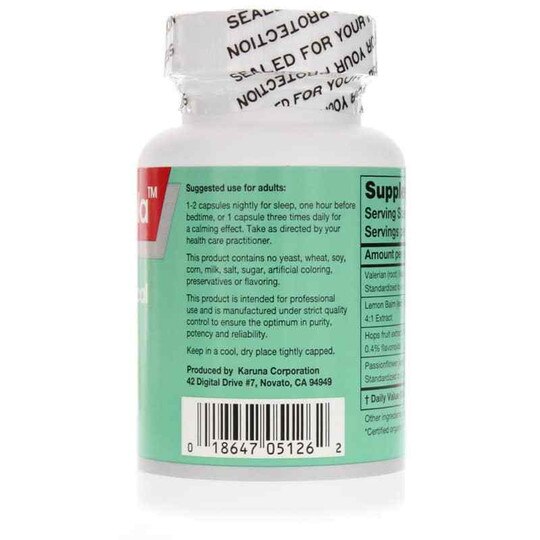 Sleep Formula, 60 Veg Capsules, KRU