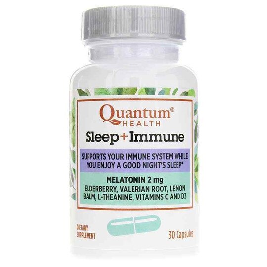 Sleep + Immune with 2 Mg Melatonin, 30 Capsules, QHT