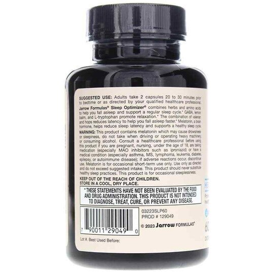 Sleep Optimizer, 60 Capsules, JRF