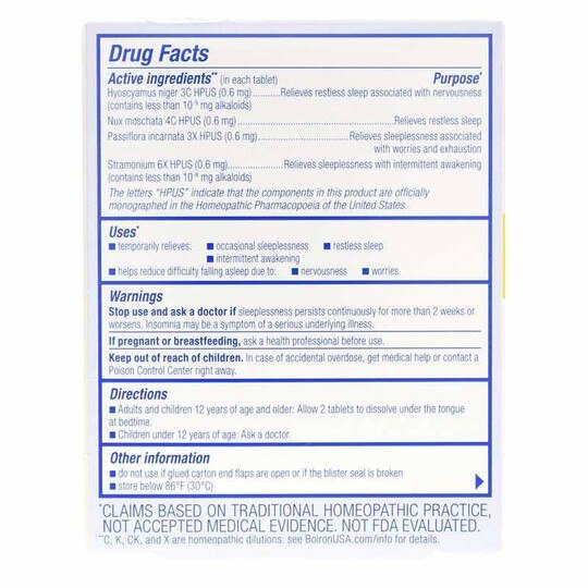 SleepCalm, 60 Tablets, BOR