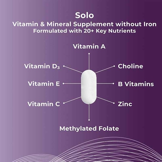 Solo Multivitamin & MIneral, 90 Tablets, THGX