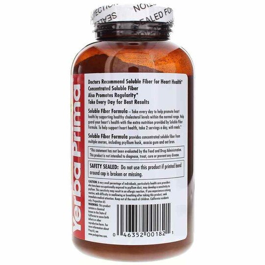 Soluble Fiber Formula, 12 Oz, YPMA